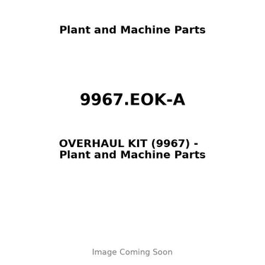 9967.EOK-A - OVERHAUL KIT (9967)