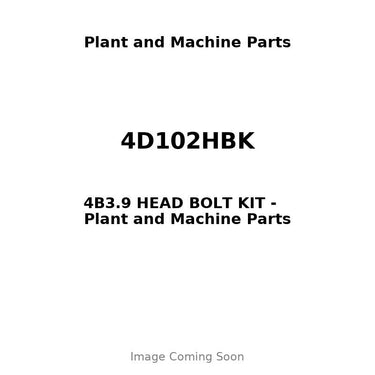 4D102HBK - 4B3.9 HEAD BOLT KIT