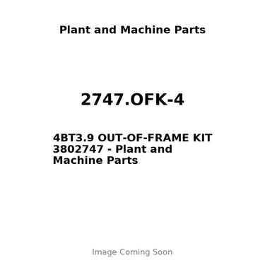 2747.OFK-4 - 4BT3.9 OUT-OF-FRAME KIT 3802747