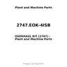 2747.EOK-4ISB - OVERHAUL KIT (2747)