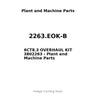 2263.EOK-B - 6CT8.3 OVERHAUL KIT 3802263