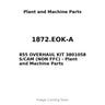 1872.EOK-A - 855 OVERHAUL KIT 3801058 S/CAM (NON FFC)