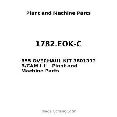 1782.EOK-C - 855 OVERHAUL KIT 3801393 B/CAM I-II