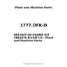 1777.OFK-D - 855 OUT-OF-FRAME KIT 3801876 B/CAM I-II