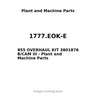 1777.EOK-E - 855 OVERHAUL KIT 3801876 B/CAM III