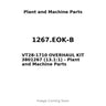 1267.EOK-B - VT28-1710 OVERHAUL KIT 3801267 (13.1:1)