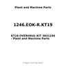 1246.EOK-R.KT19 - KT19 OVERHAUL KIT 3631246