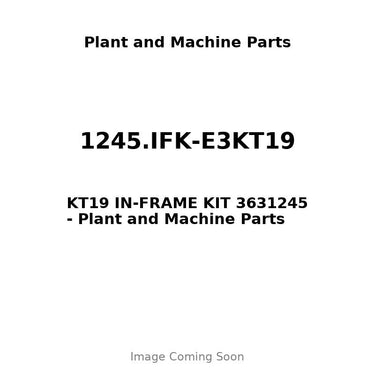 1245.IFK-E3KT19 - KT19 IN-FRAME KIT 3631245