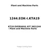 1244.EOK-I.KTA19 - KT19 OVERHAUL KIT 3631244
