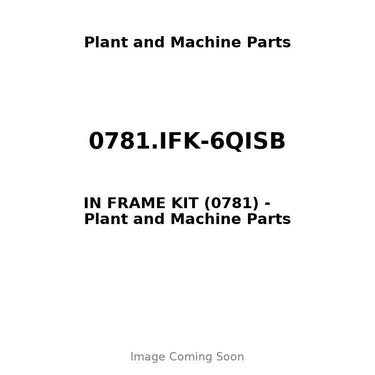 0781.IFK-6QISB - IN FRAME KIT (0781)