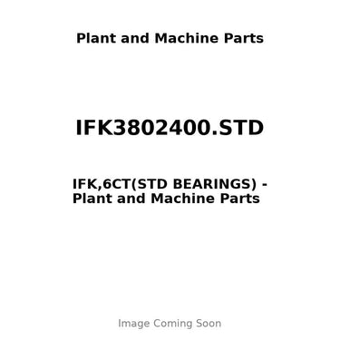 IFK3802400.STD - IFK,6CT(STD BEARINGS)