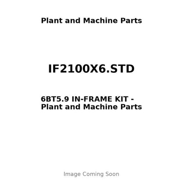 IF2100X6.STD - 6BT5.9 IN-FRAME KIT