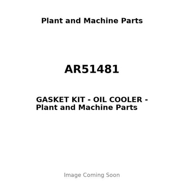 AR51481 - GASKET KIT - OIL COOLER