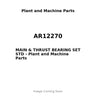 AR12270 - MAIN & THRUST BEARING SET STD