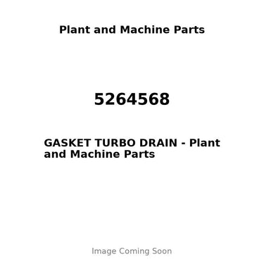 5264568 - GASKET TURBO DRAIN