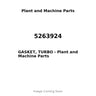 5263924 - GASKET, TURBO