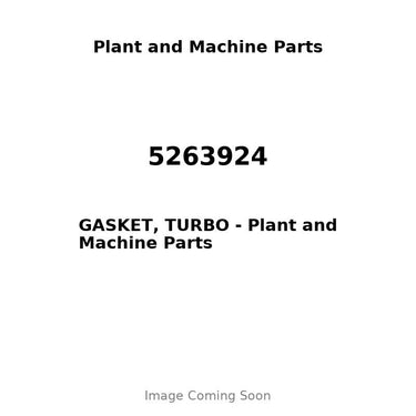 5263924 - GASKET, TURBO