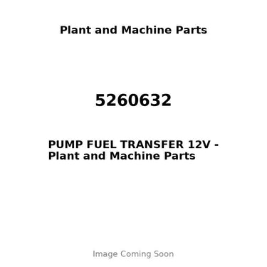 5260632 - PUMP FUEL TRANSFER 12V