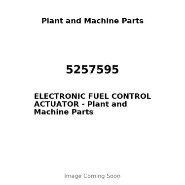 5257595 - ELECTRONIC FUEL CONTROL ACTUATOR