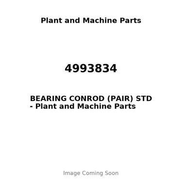 4993834 - BEARING CONROD (PAIR) STD