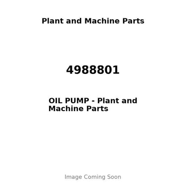 4988801 - OIL PUMP