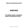 4987963 - CYLINDER HEAD (LOADED)