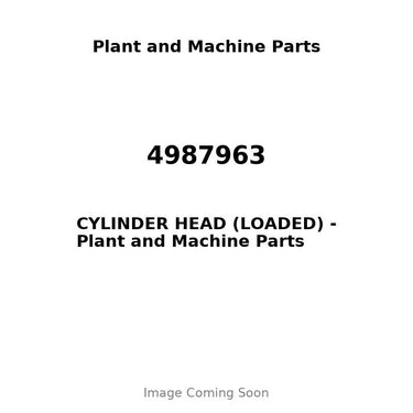 4987963 - CYLINDER HEAD (LOADED)