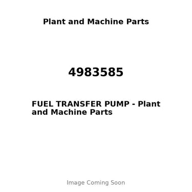 4983585 - FUEL TRANSFER PUMP