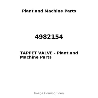 4982154 - TAPPET VALVE