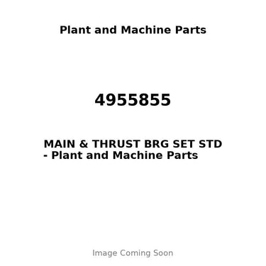 4955855 - MAIN & THRUST BRG SET STD