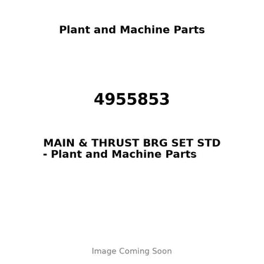 4955853 - MAIN & THRUST BRG SET STD