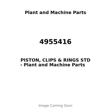 4955416 - PISTON, CLIPS & RINGS STD