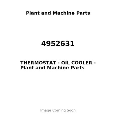 4952631 - THERMOSTAT - OIL COOLER