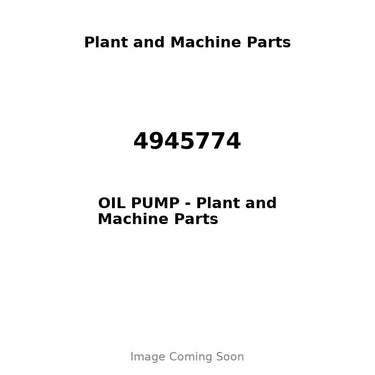 4945774 - OIL PUMP