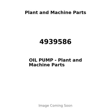 4939586 - OIL PUMP