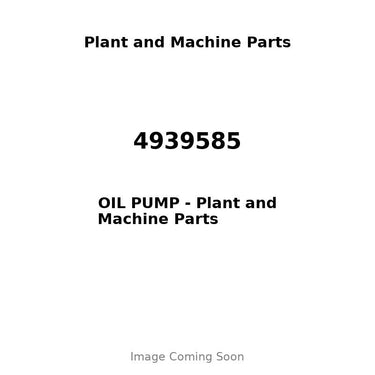 4939585 - OIL PUMP
