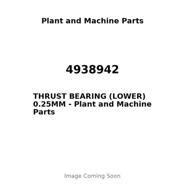 4938942 - THRUST BEARING (LOWER) 0.25MM