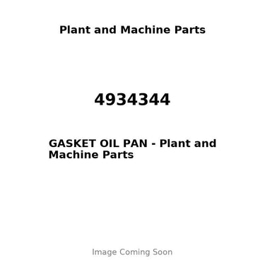 4934344 - GASKET OIL PAN