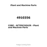 4910356 - CORE - AFTERCOOLER