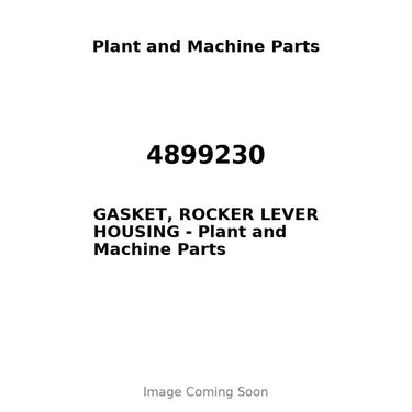 4899230 - GASKET, ROCKER LEVER HOUSING