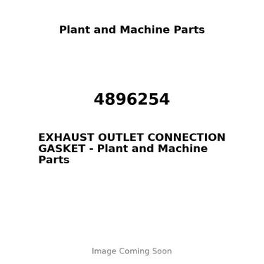 4896254 - EXHAUST OUTLET CONNECTION GASKET
