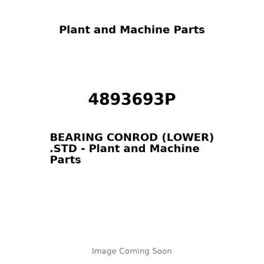 4893693P - BEARING CONROD (LOWER) .STD
