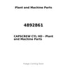 4892861 - CAPSCREW CYL HD