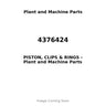 4376424 - PISTON, CLIPS & RINGS