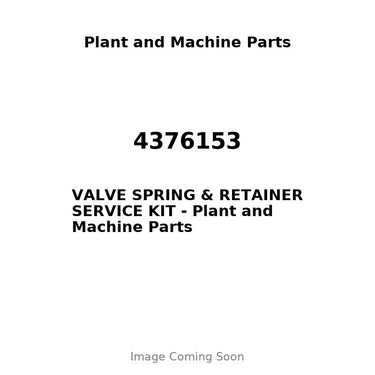 4376153 - VALVE SPRING & RETAINER SERVICE KIT