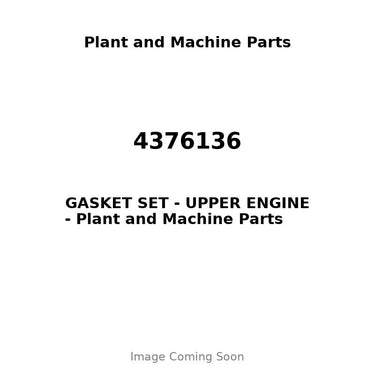 4376136 - GASKET SET - UPPER ENGINE