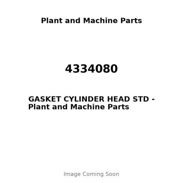 4334080 - GASKET CYLINDER HEAD STD