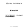 4309362 - KIT, OVERHAUL