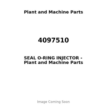 4097510 - SEAL O-RING INJECTOR