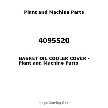 4095520 - GASKET OIL COOLER COVER